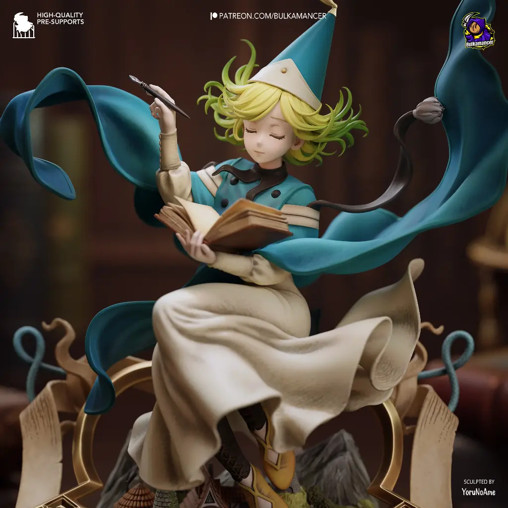 Coco from Witch Hat Atelier | 16K 3D Printed kit to assemble&paint | by Bulkamancer Sculpts